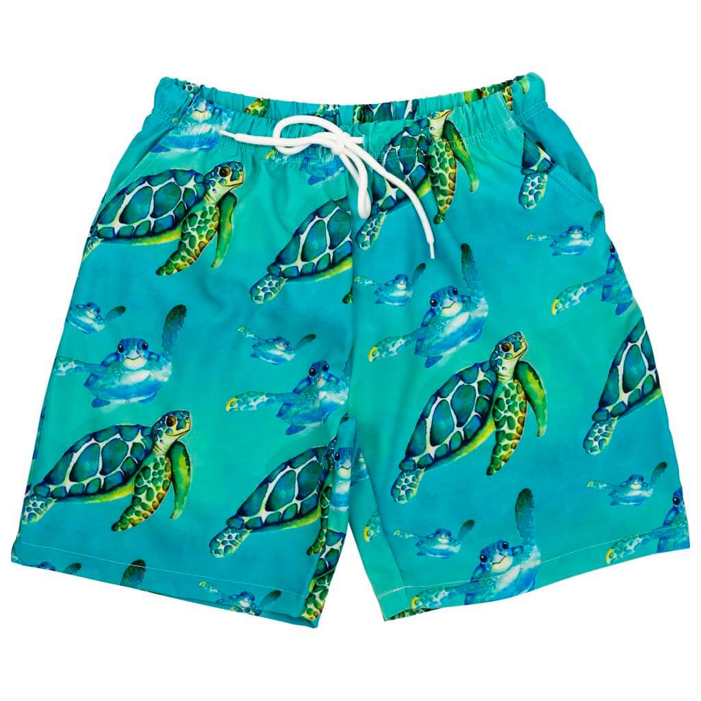 Blue Turtle Kids' Boardshorts Front Product