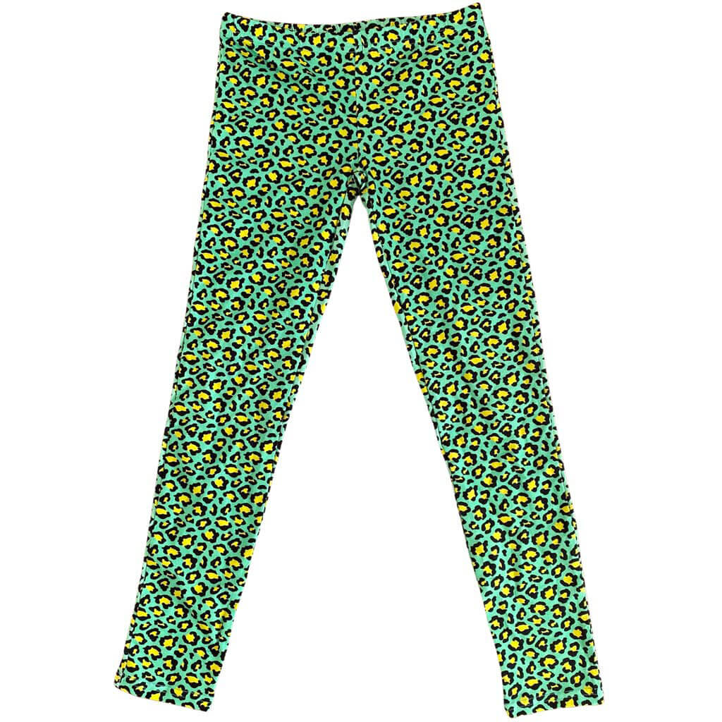 Citrus Leopard Kids' Leggings Front Product