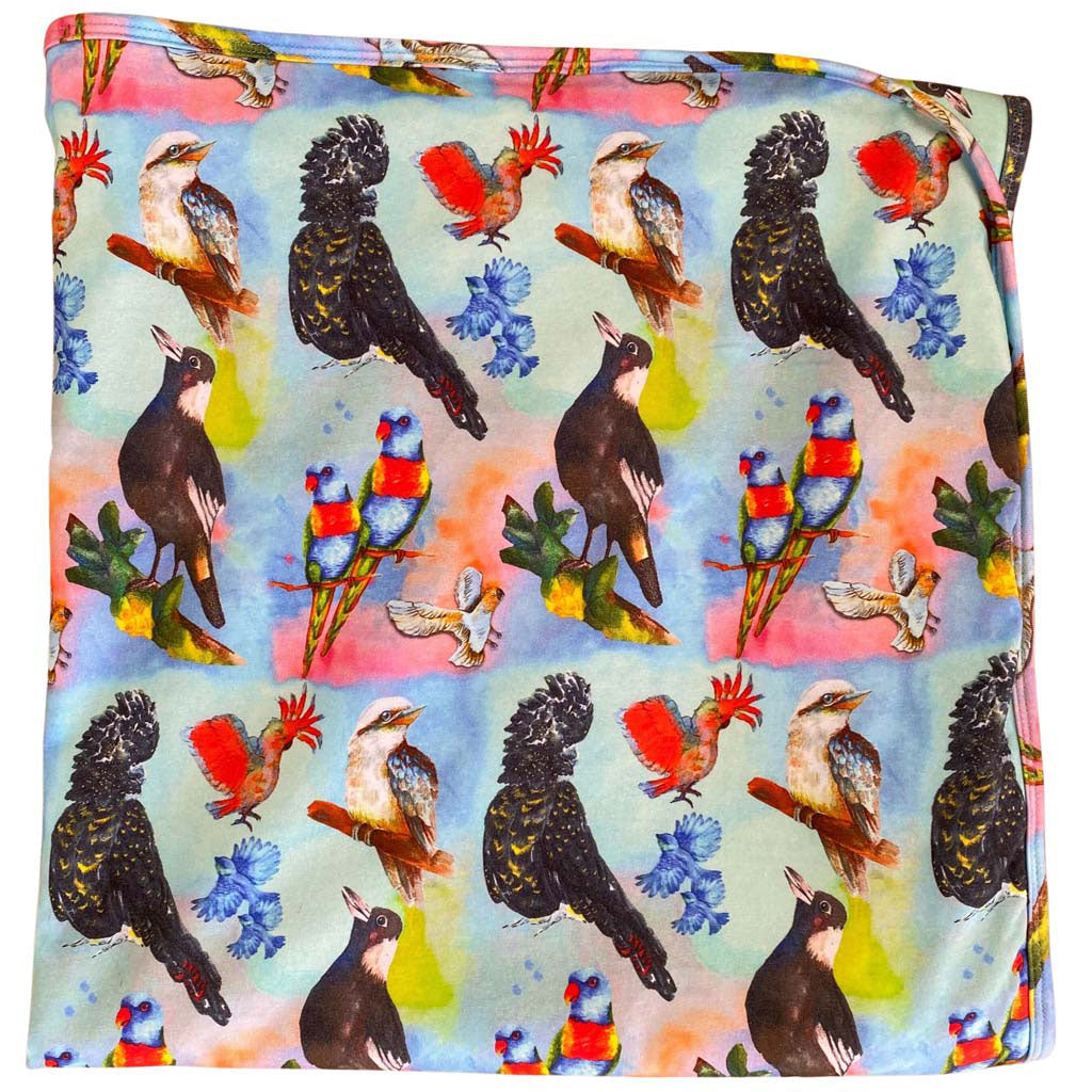 Feathered Friends Blanket Folded