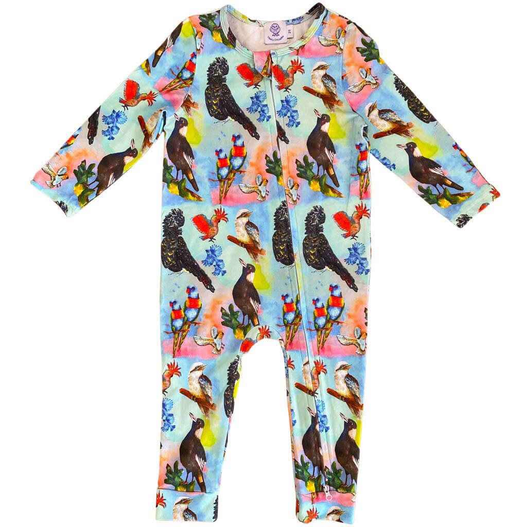 Feathered Friends Long Sleeve Double Zip Sleepsuit Front Product