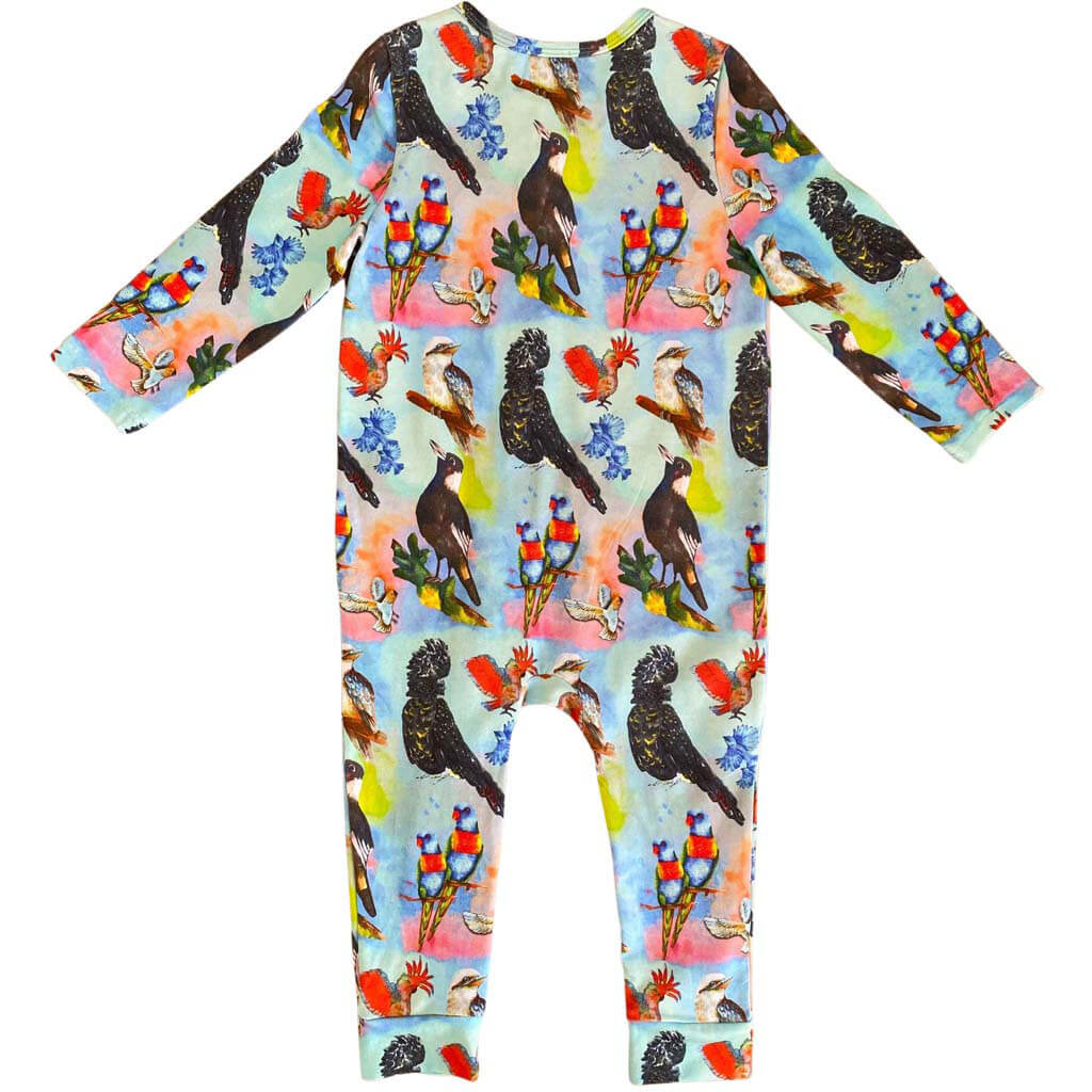 Feathered Friends Long Sleeve Double Zip Sleepsuit Back Product