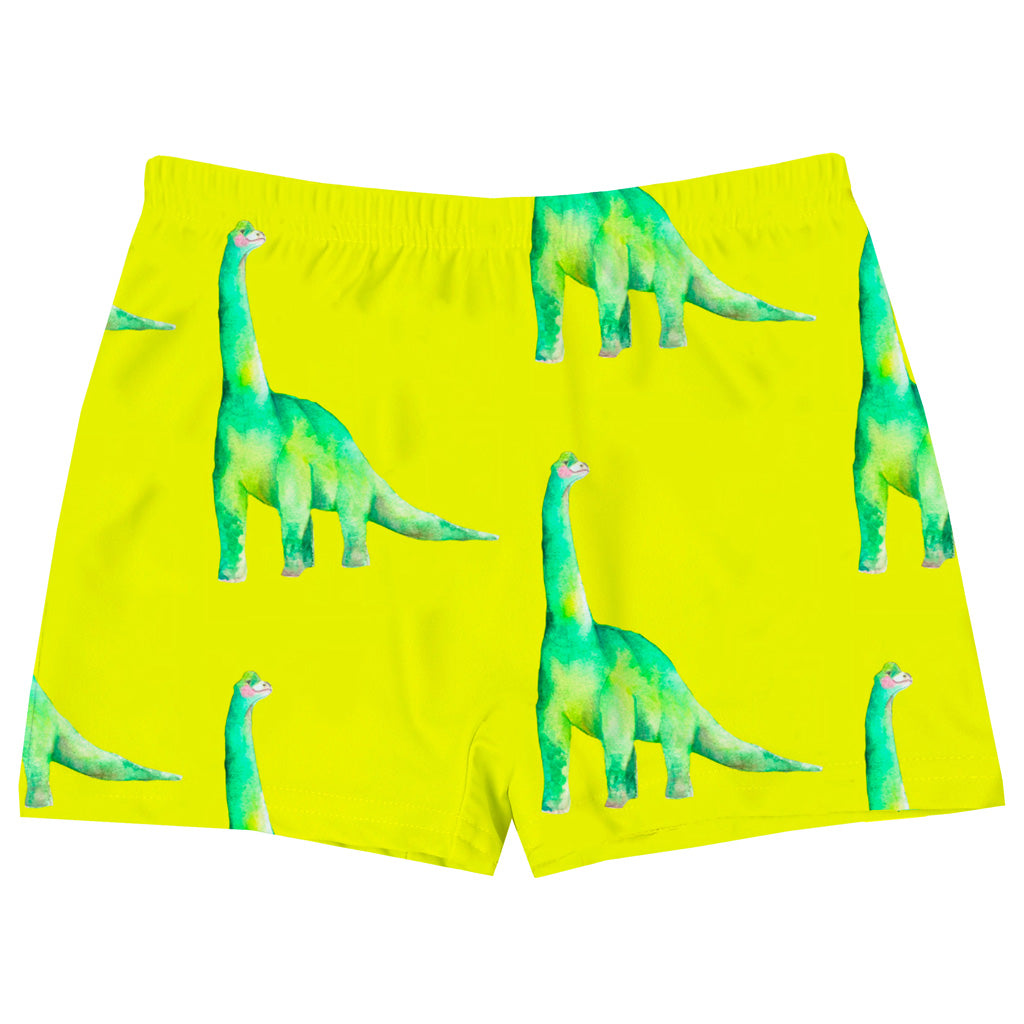 Fluro Dinosaurs Swim Shorts