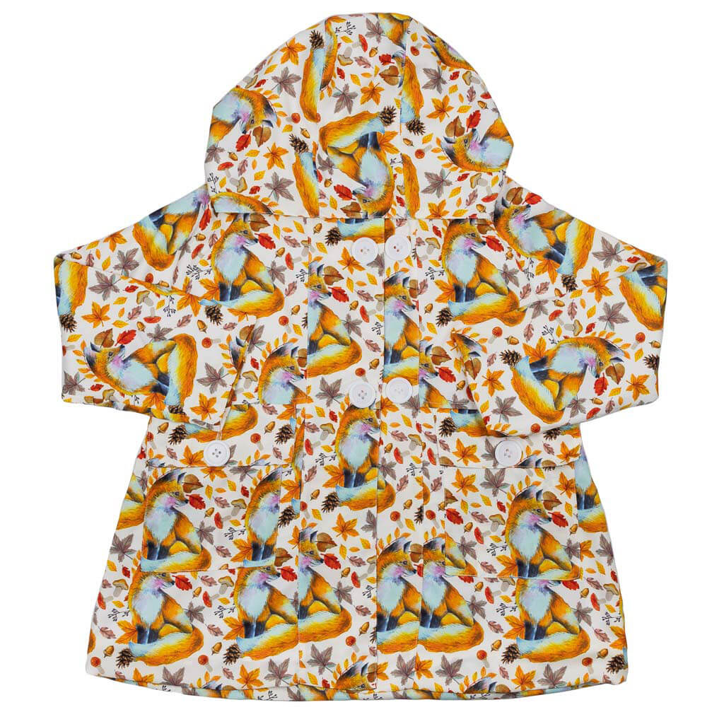 Maple Fox Raincoat Front Product