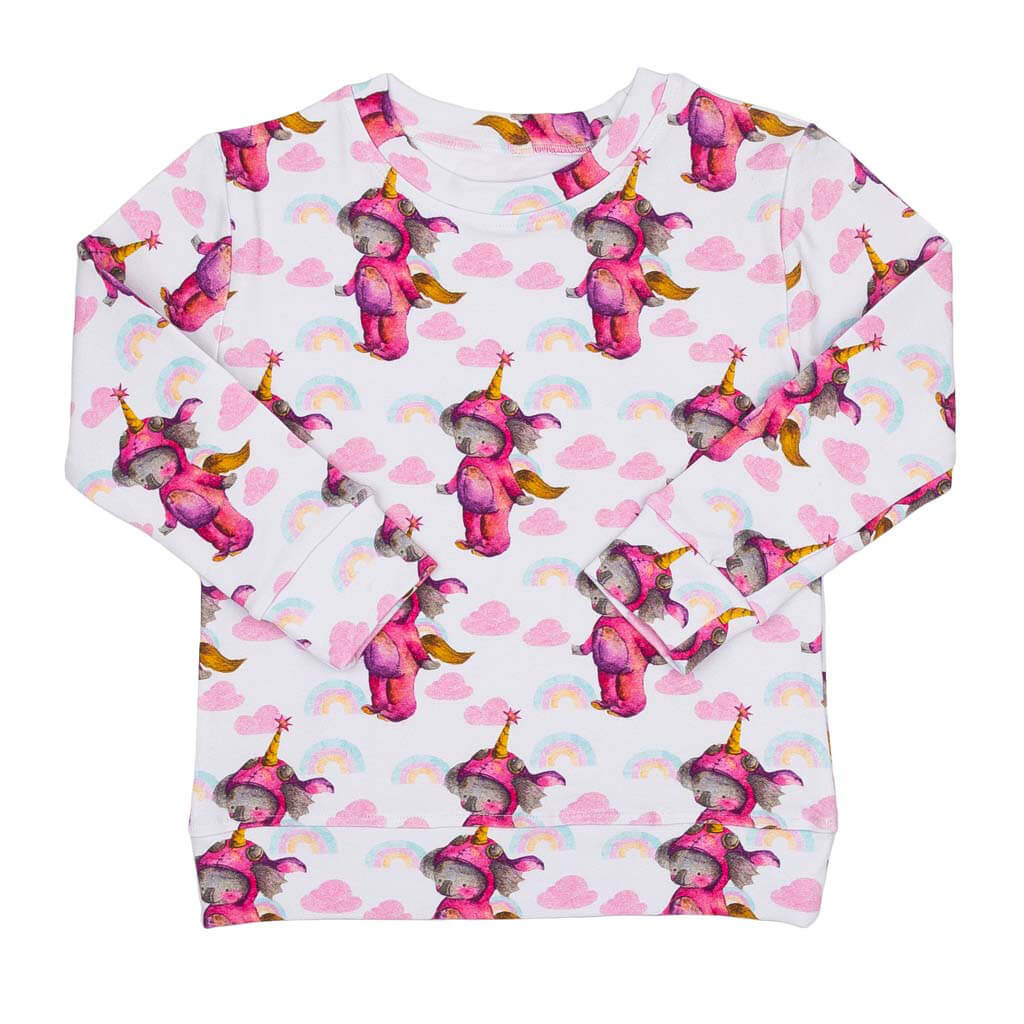 Unicorn Koala Kids' Jumper Front Product