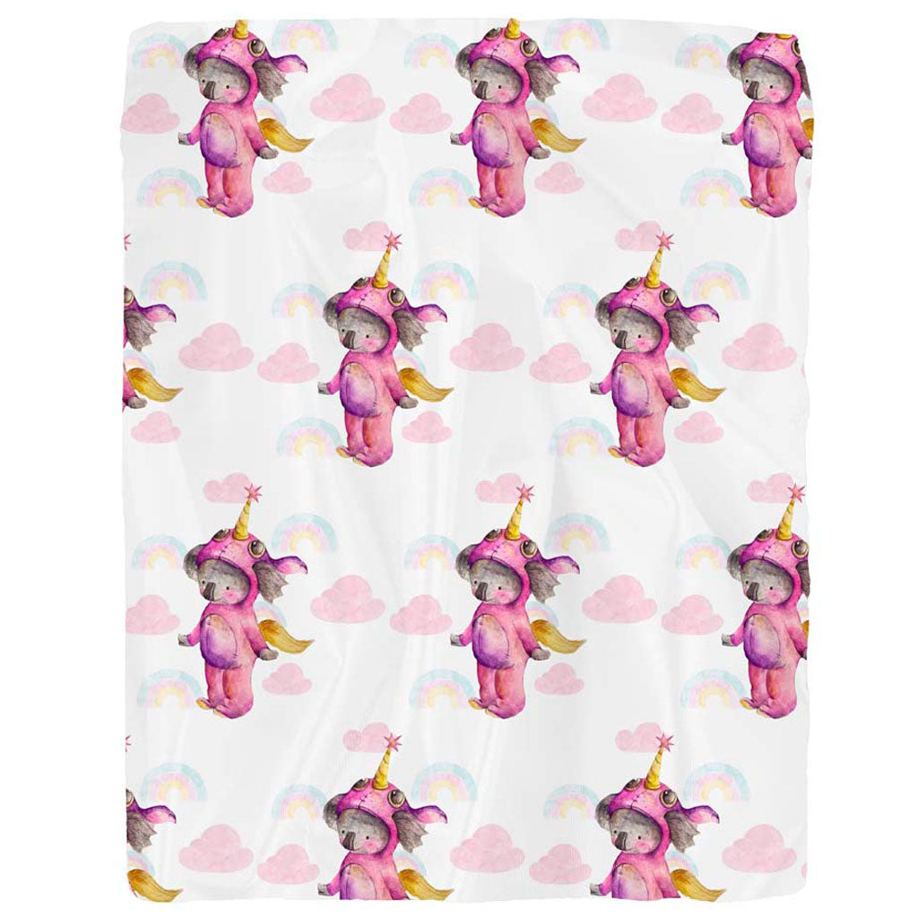 Unicorn Koala Fitted Sheet