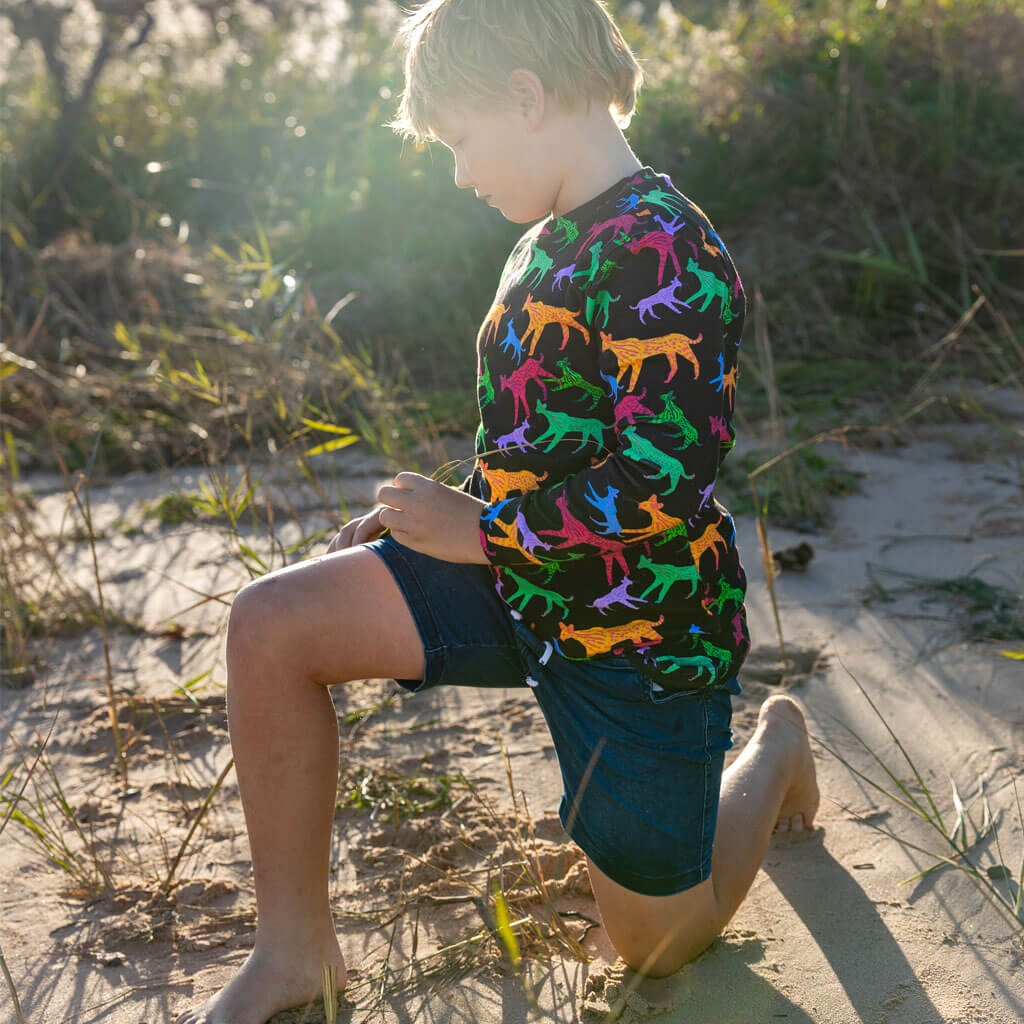 Boy Wearing Wills' Wildcats Kids' Jumper
