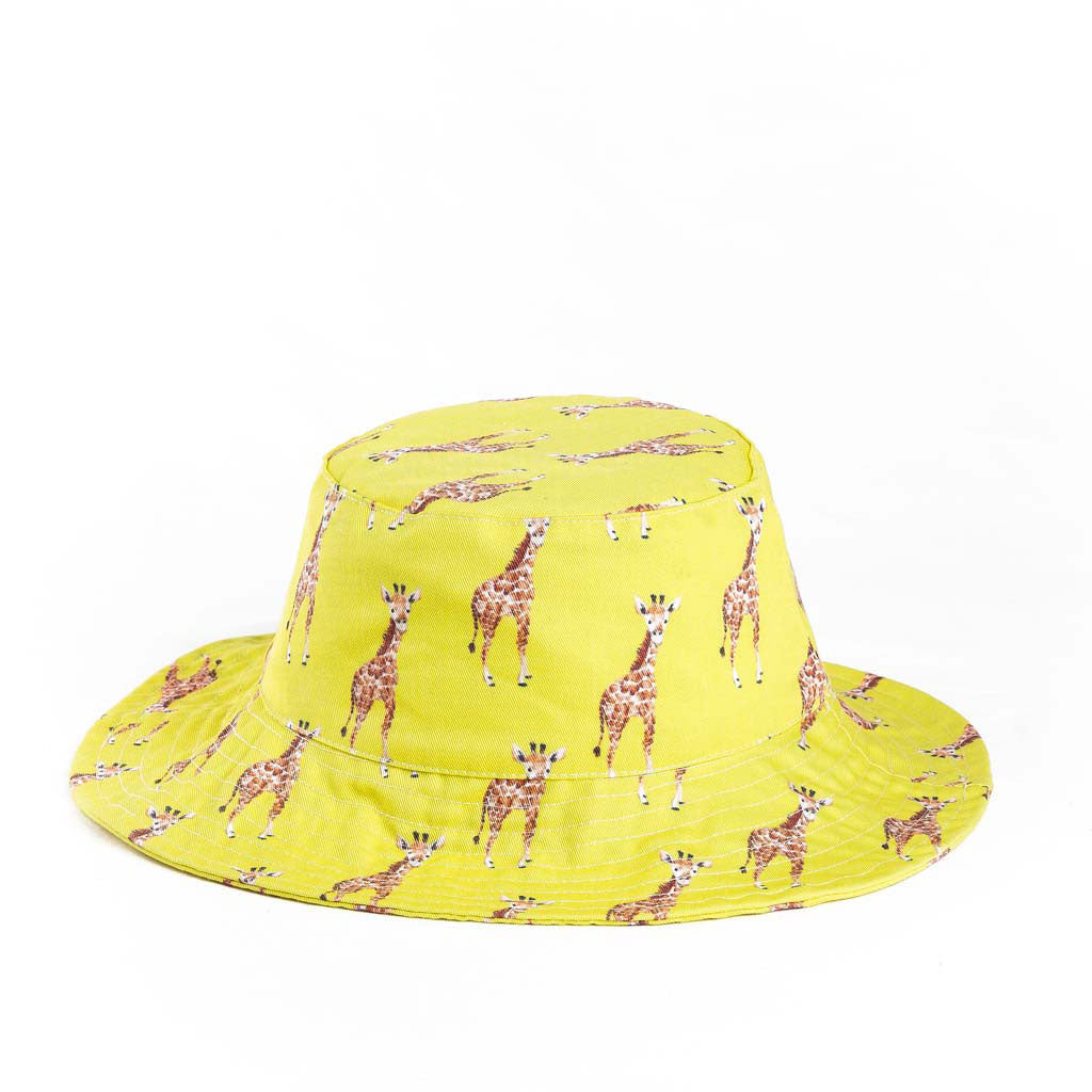 Yellow Giraffe Beach Hat