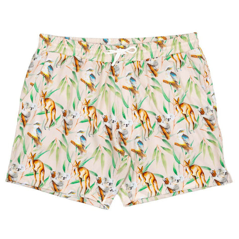Australian Wildlife Unisex Long Sleeve Zip Swimmers
