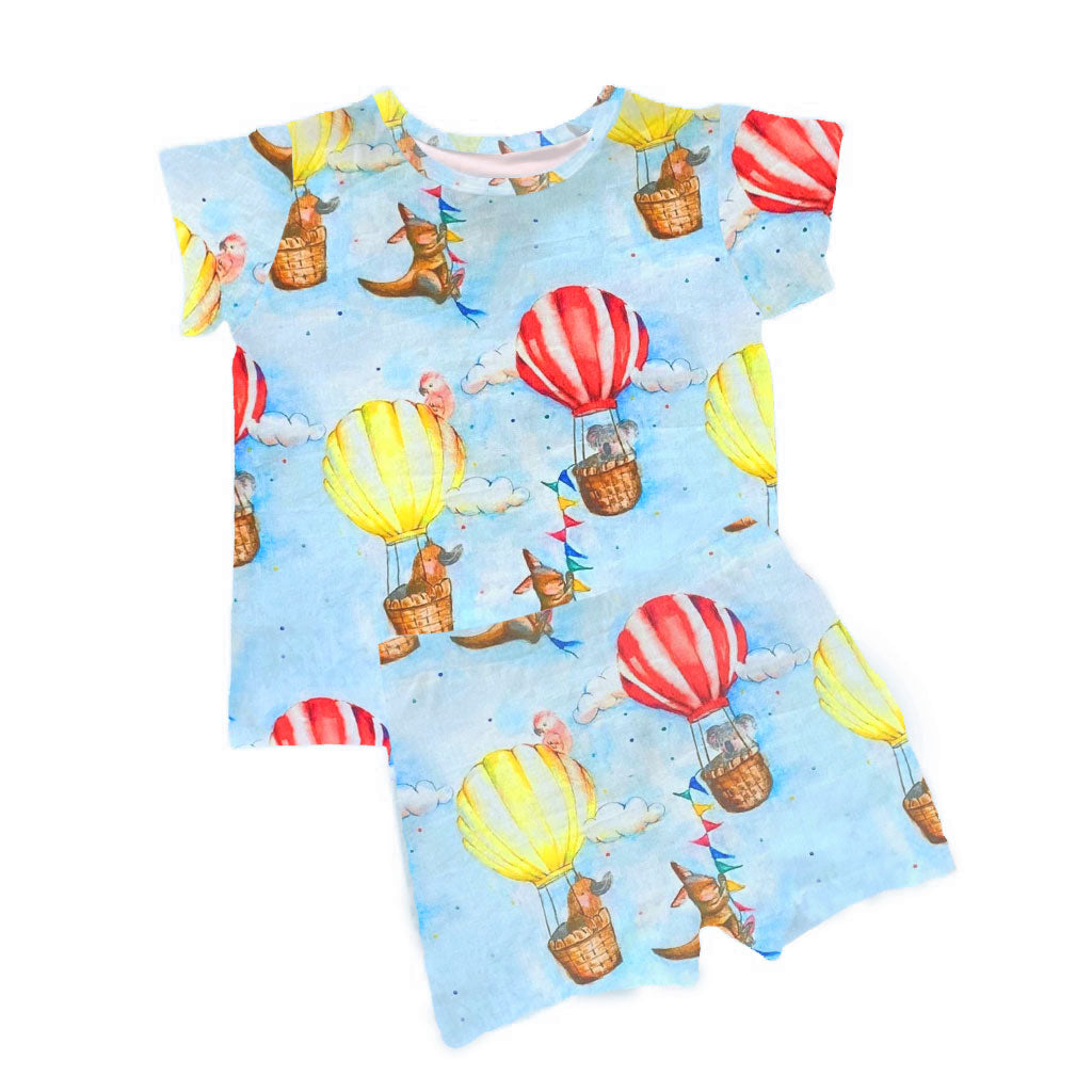Ballooning Around Kids' Shorts Pyjama Set