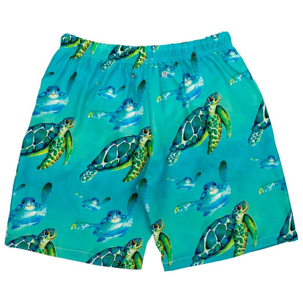 Blue Turtle Kids' Boardshorts Back Product