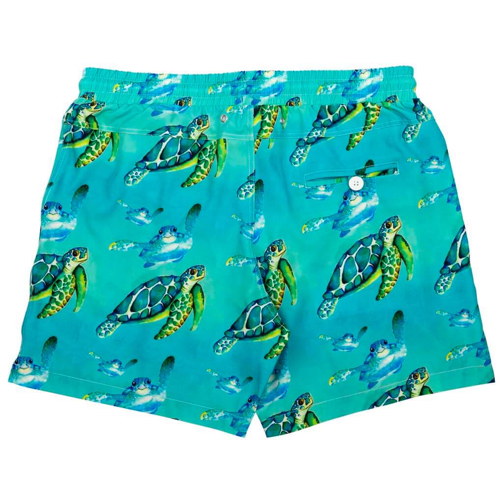 Blue Turtle Men's Boardshorts – Cheeky Chickadee Store