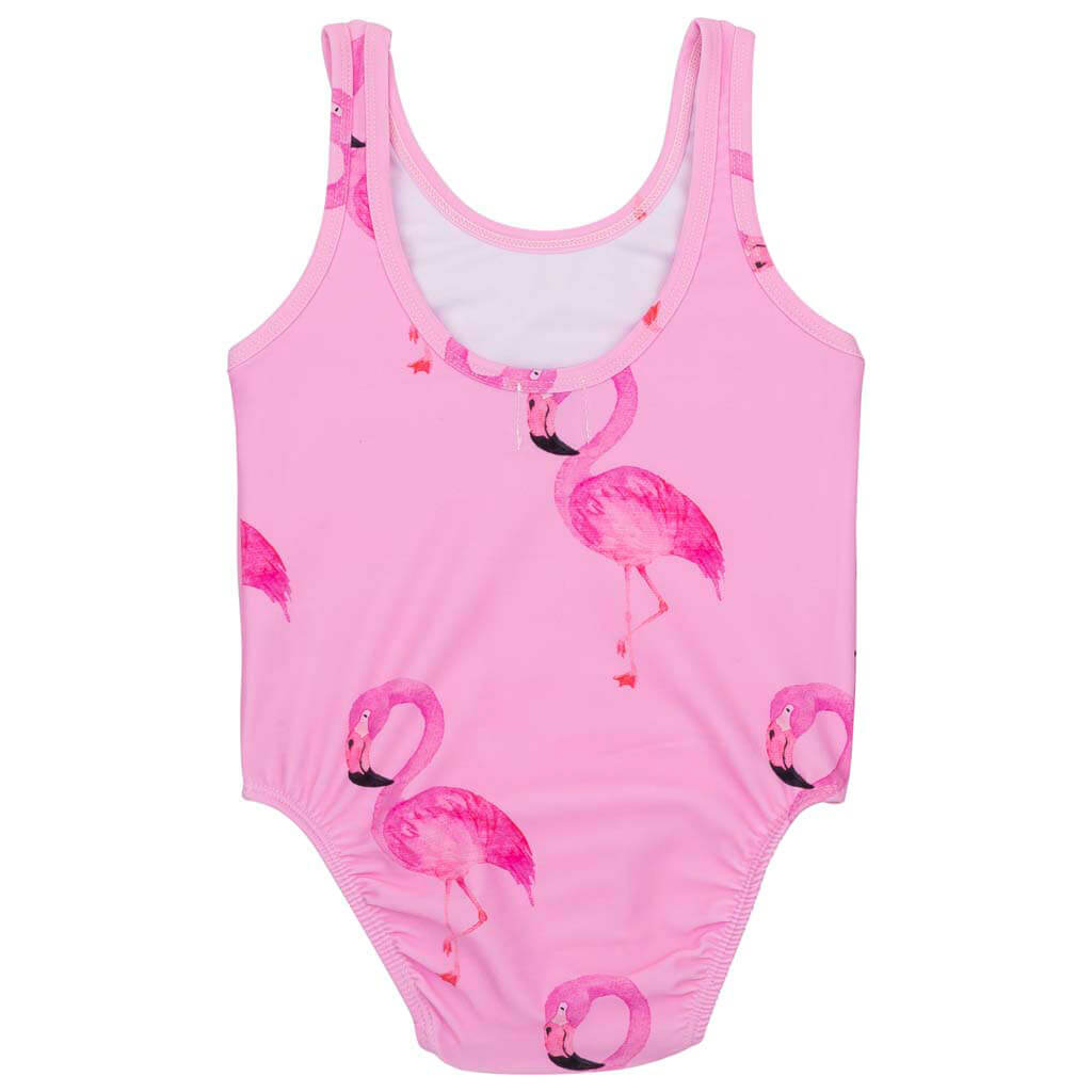Flamingo Girls Sleeveless Swimmers Back Product