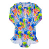 Australian Wildlife Unisex Long Sleeve Zip Swimmers