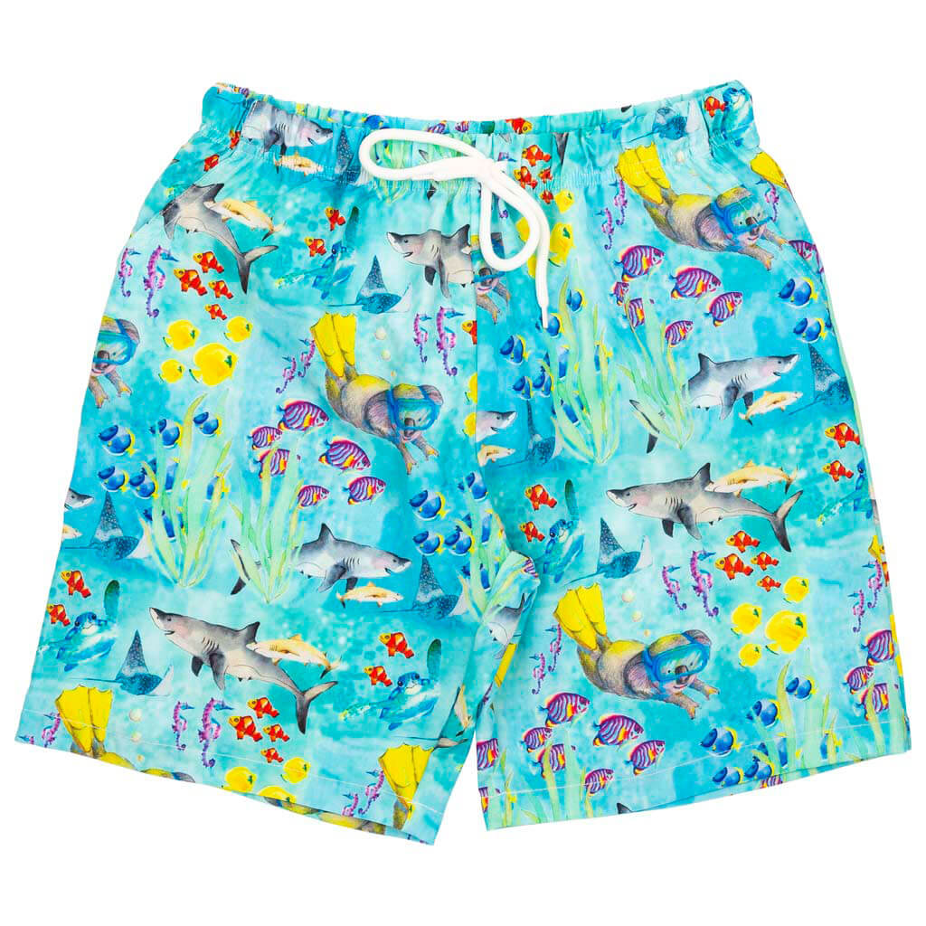 Great Barrier Reef Kids' Boardshorts Front Product
