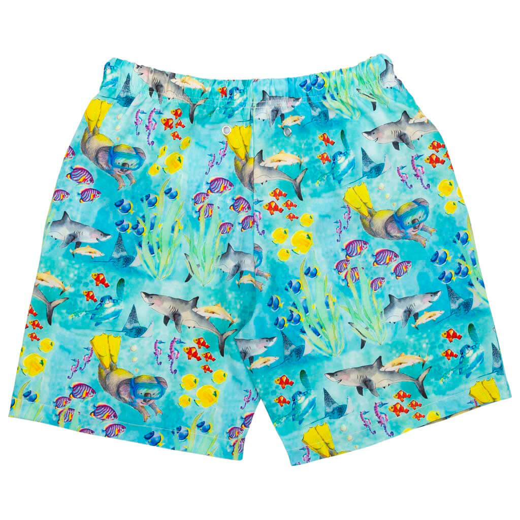 Great Barrier Reef Kids' Boardshorts Back Product