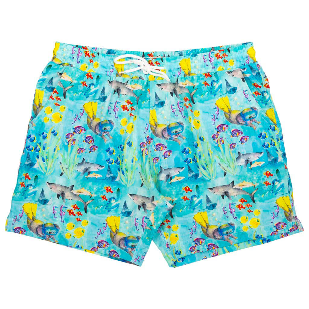 Great Barrier Reef Men's Boardshorts Front Product