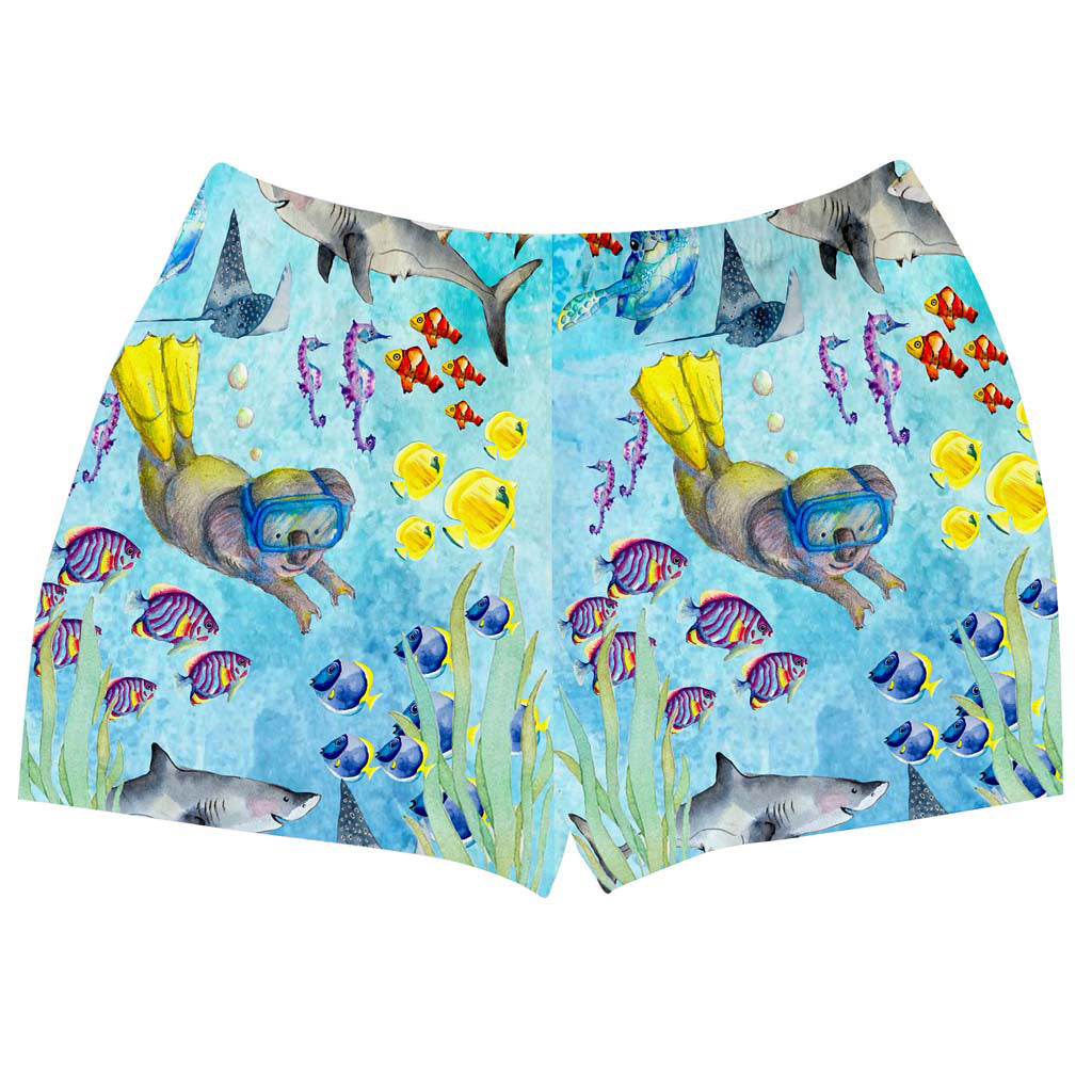 Great Barrier Reef Swim Shorts Back Product