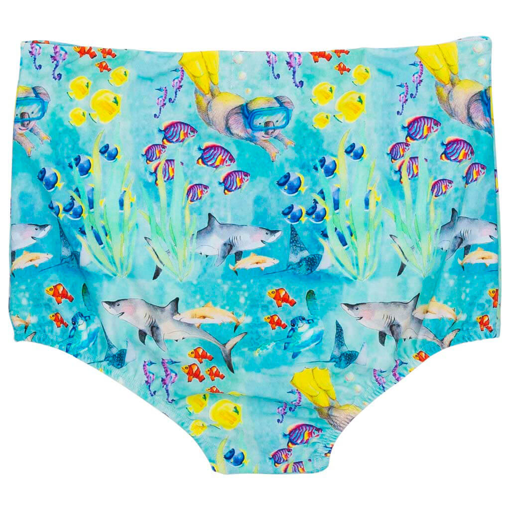 Great Barrier Reef Women's Two Piece Swimmers Swim Bottoms Back Product