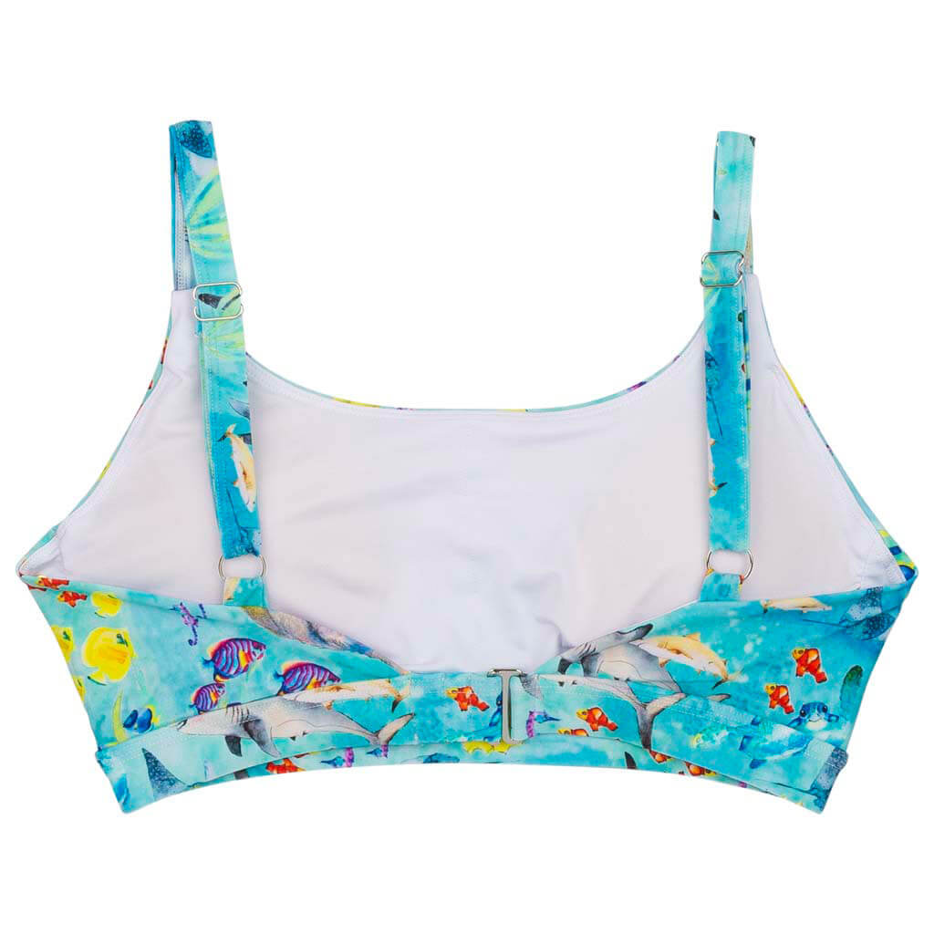 Great Barrier Reef Women's Two Piece Swimmers Swim Top Back Product