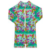 Australian Wildlife Unisex Long Sleeve Zip Swimmers