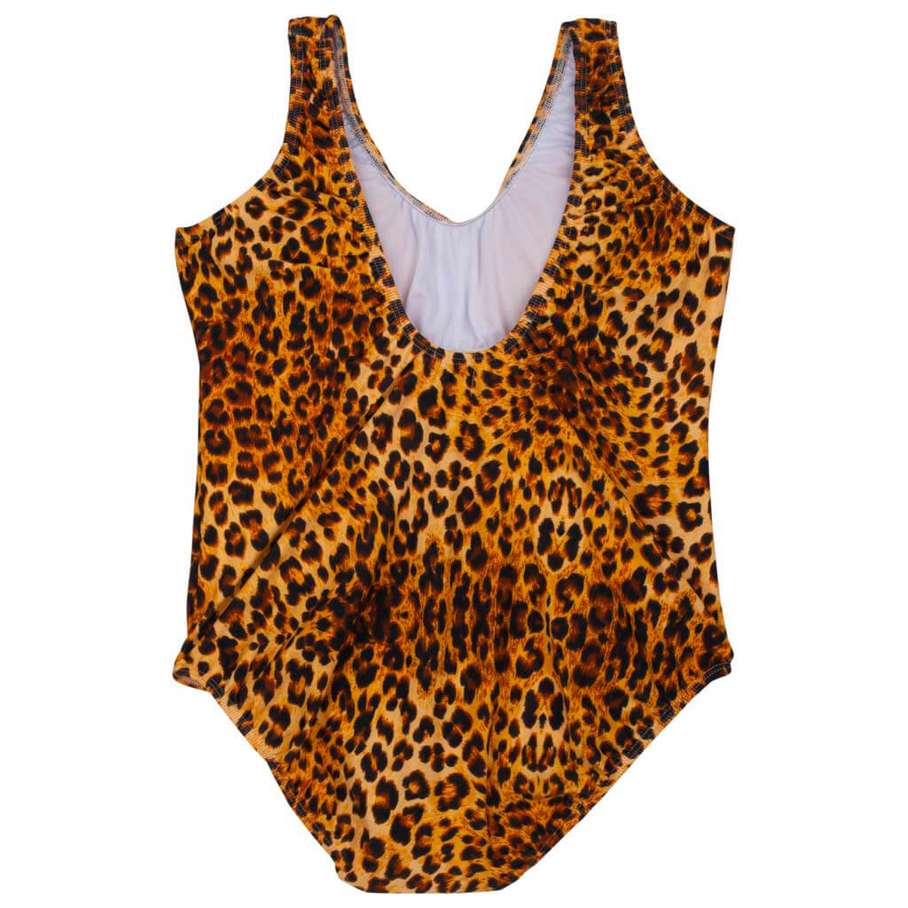 Leopard Print Women's One Piece Swimmers Back Product