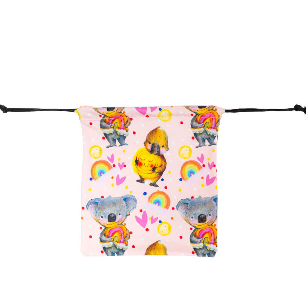 Pink Sunshine Animals Beach Hat