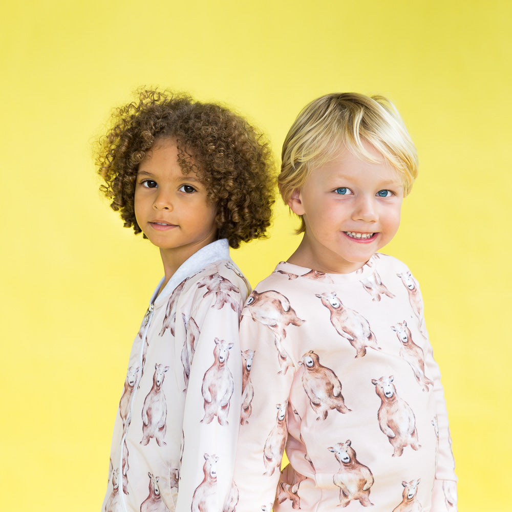 Bear Cotton Pullover - Cheeky Chickadee Store