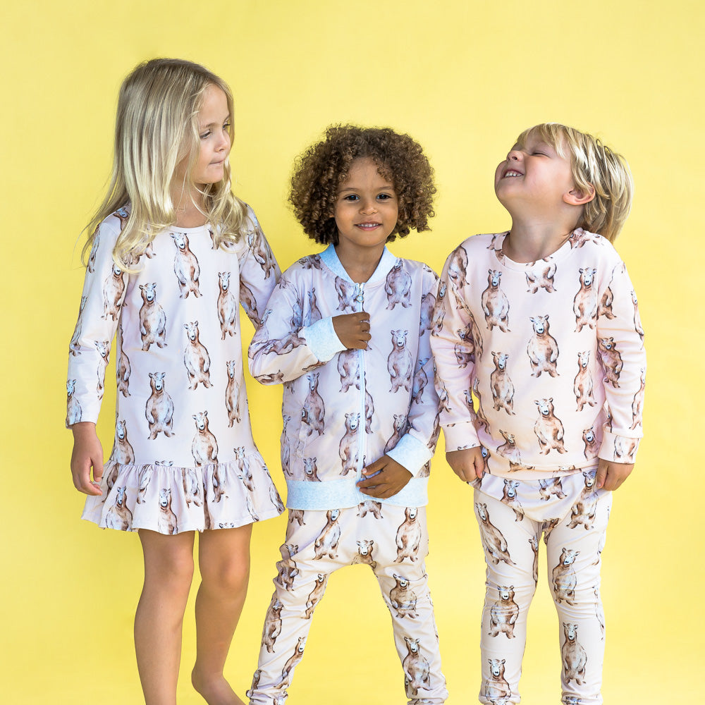 Bear Zip Jacket - Cheeky Chickadee Store