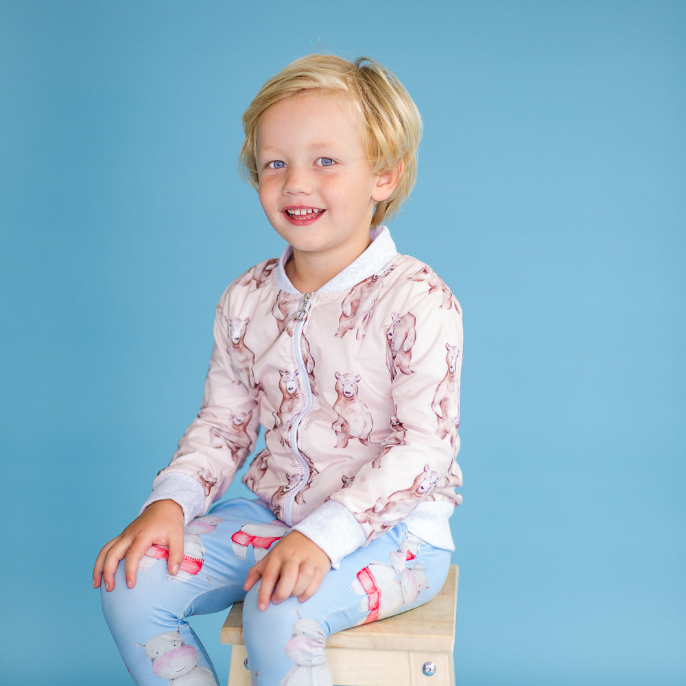 Bear Zip Jacket - Cheeky Chickadee Store