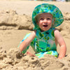 Green Seahorse Beach Hat