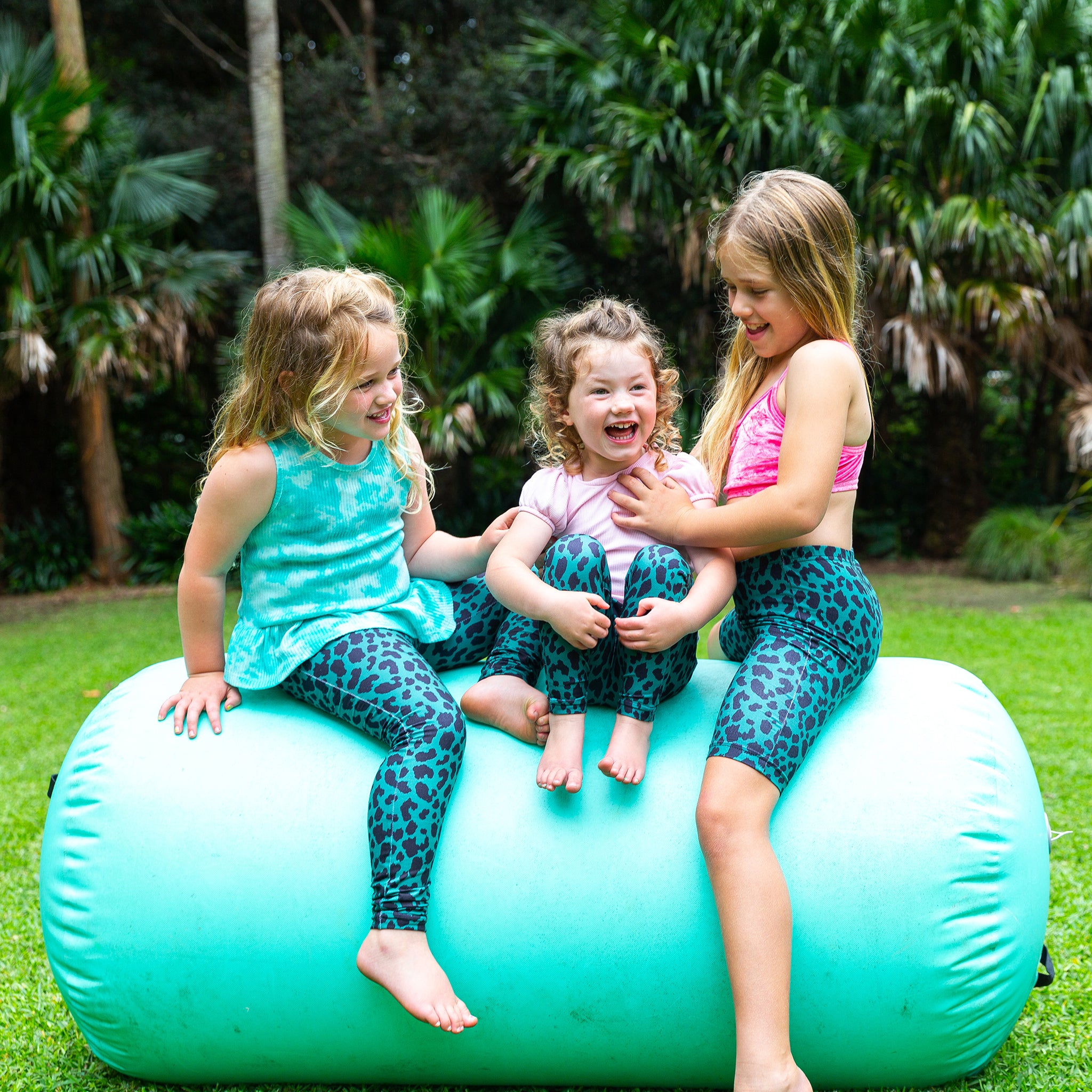 Jungle Leopard Kids' Bike Shorts - Cheeky Chickadee Store