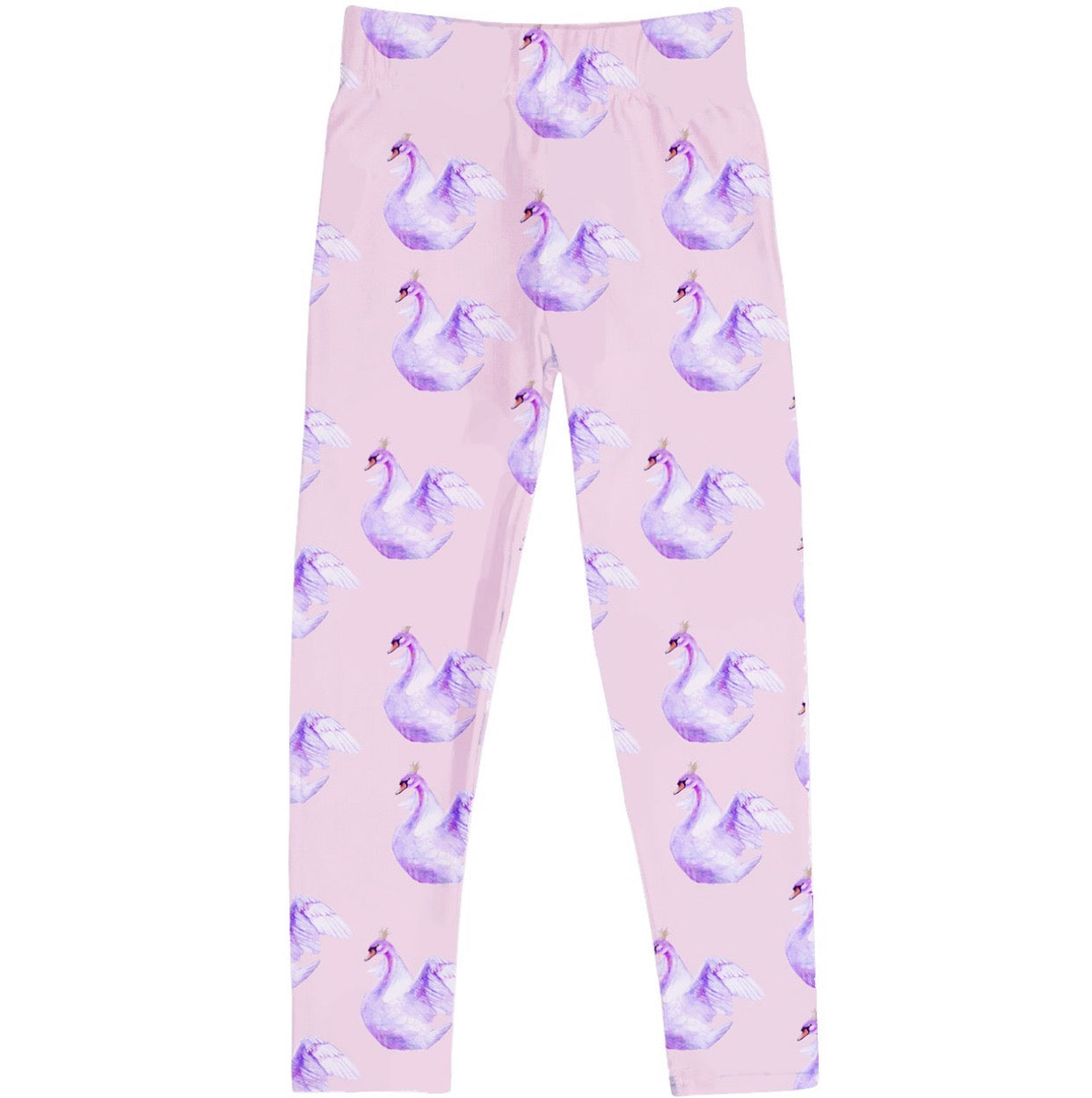 Swan Kids' Leggings - Cheeky Chickadee Store