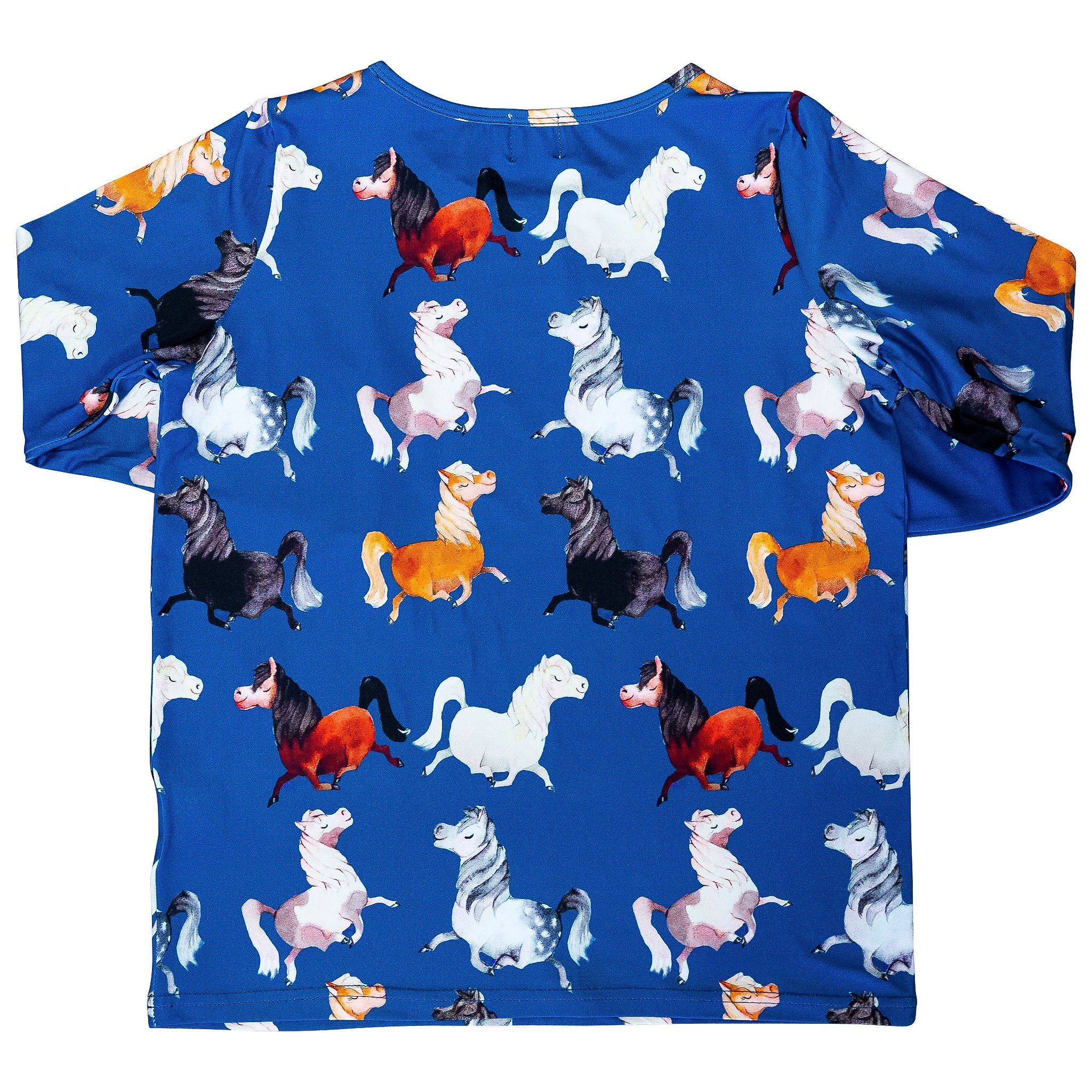 Prancing Ponies Long Sleeve Tee Shirt - Cheeky Chickadee Store