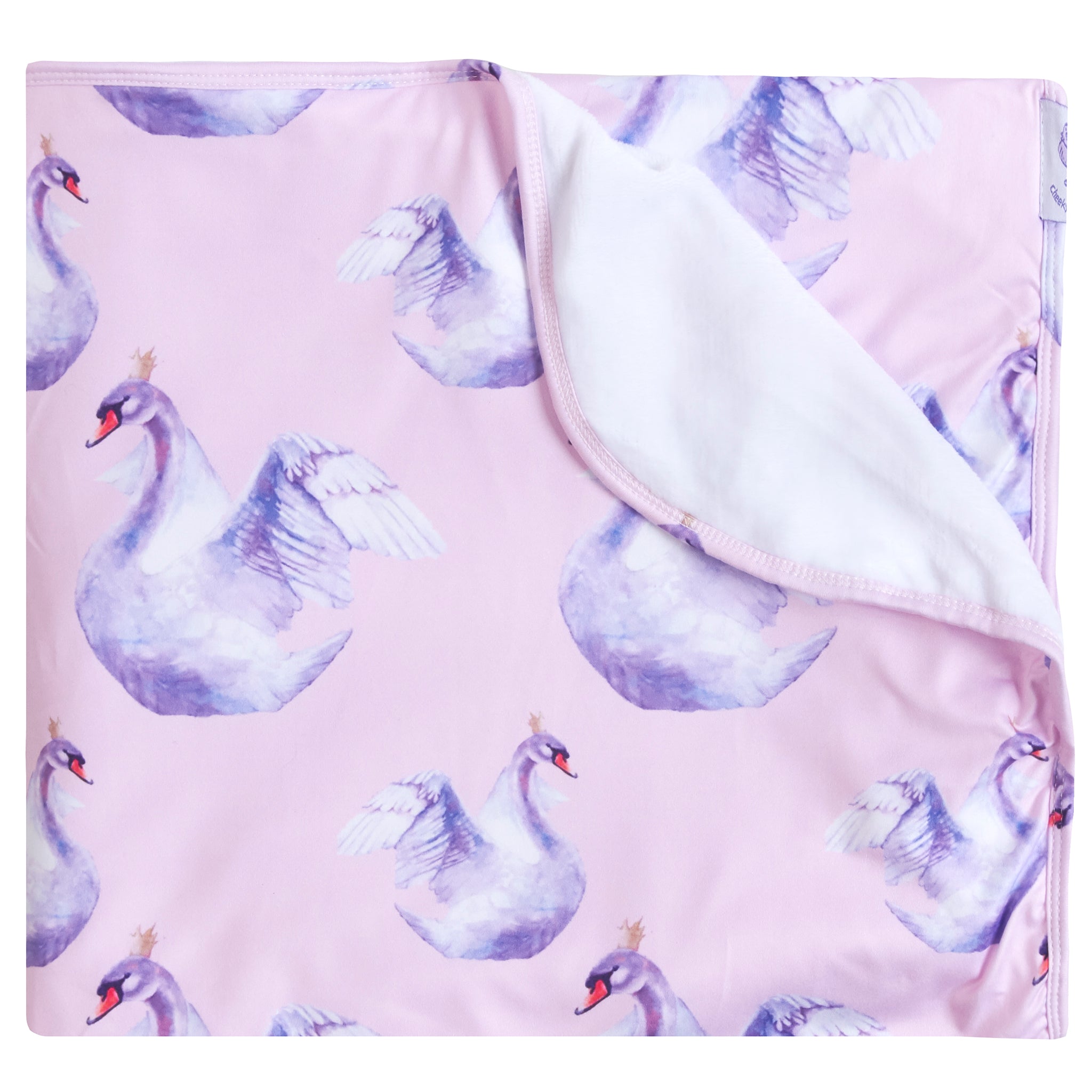 Swan Blanket - Cheeky Chickadee Store