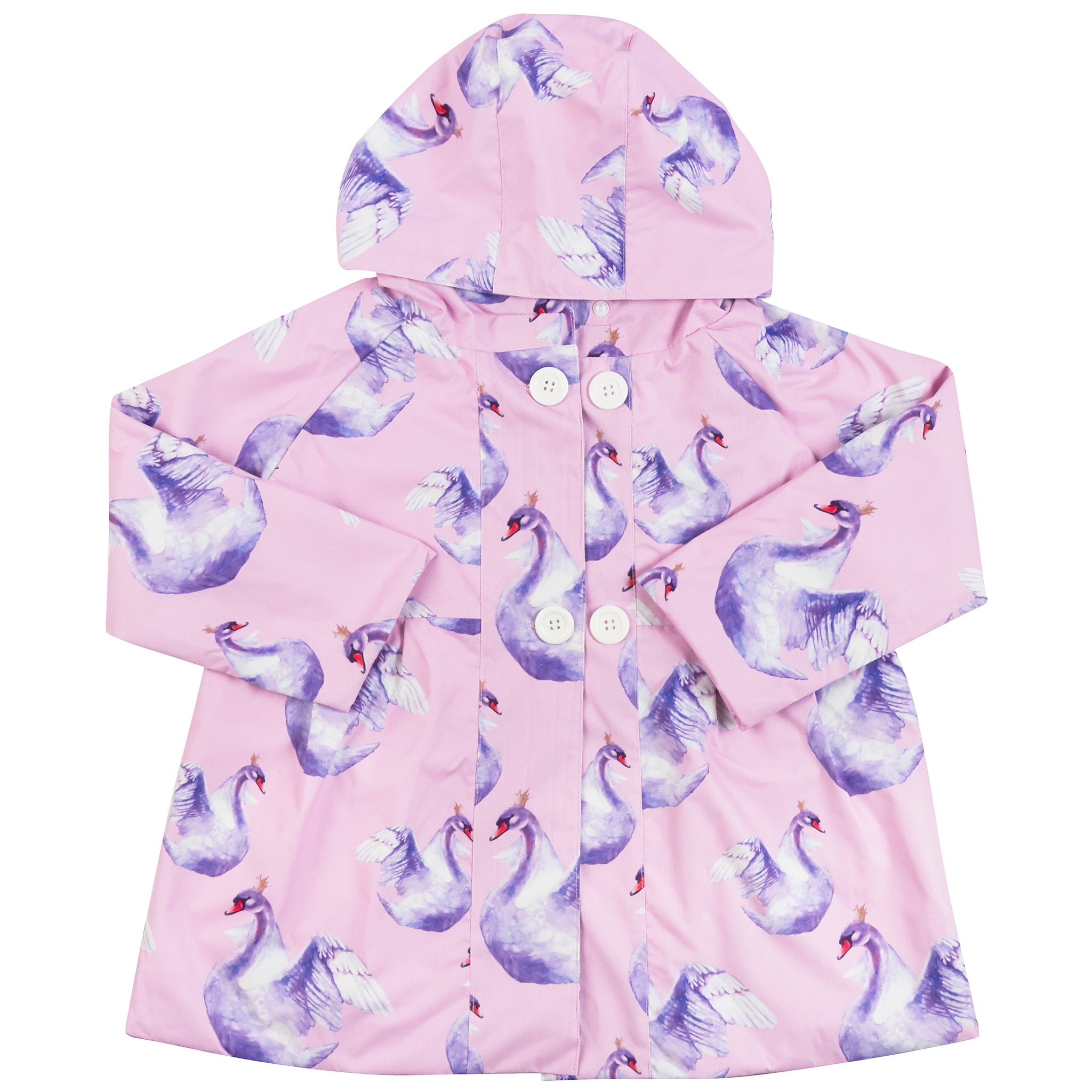 Swan Raincoat - Cheeky Chickadee Store