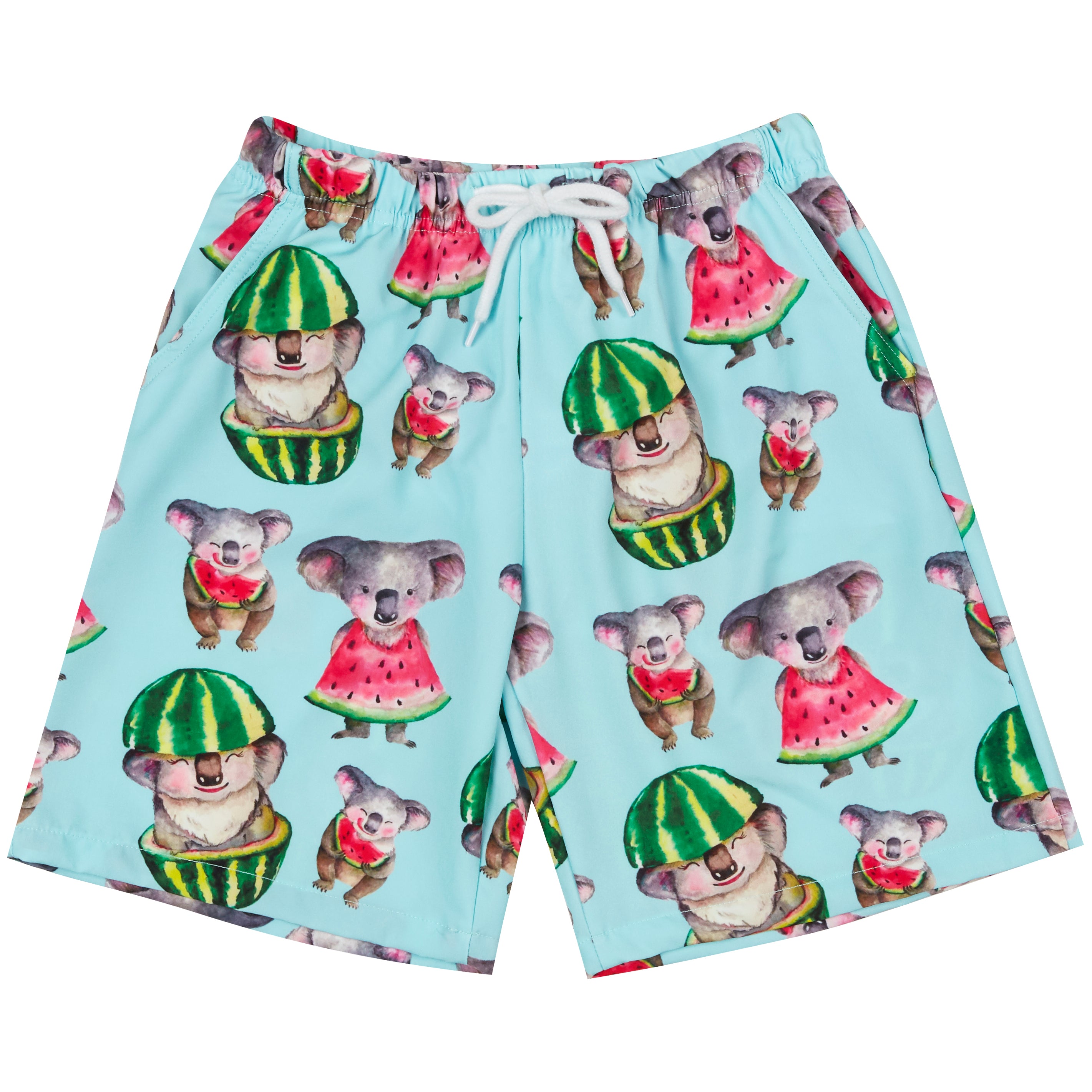 Watermelon Koalas Kids' Boardshorts - Cheeky Chickadee Store