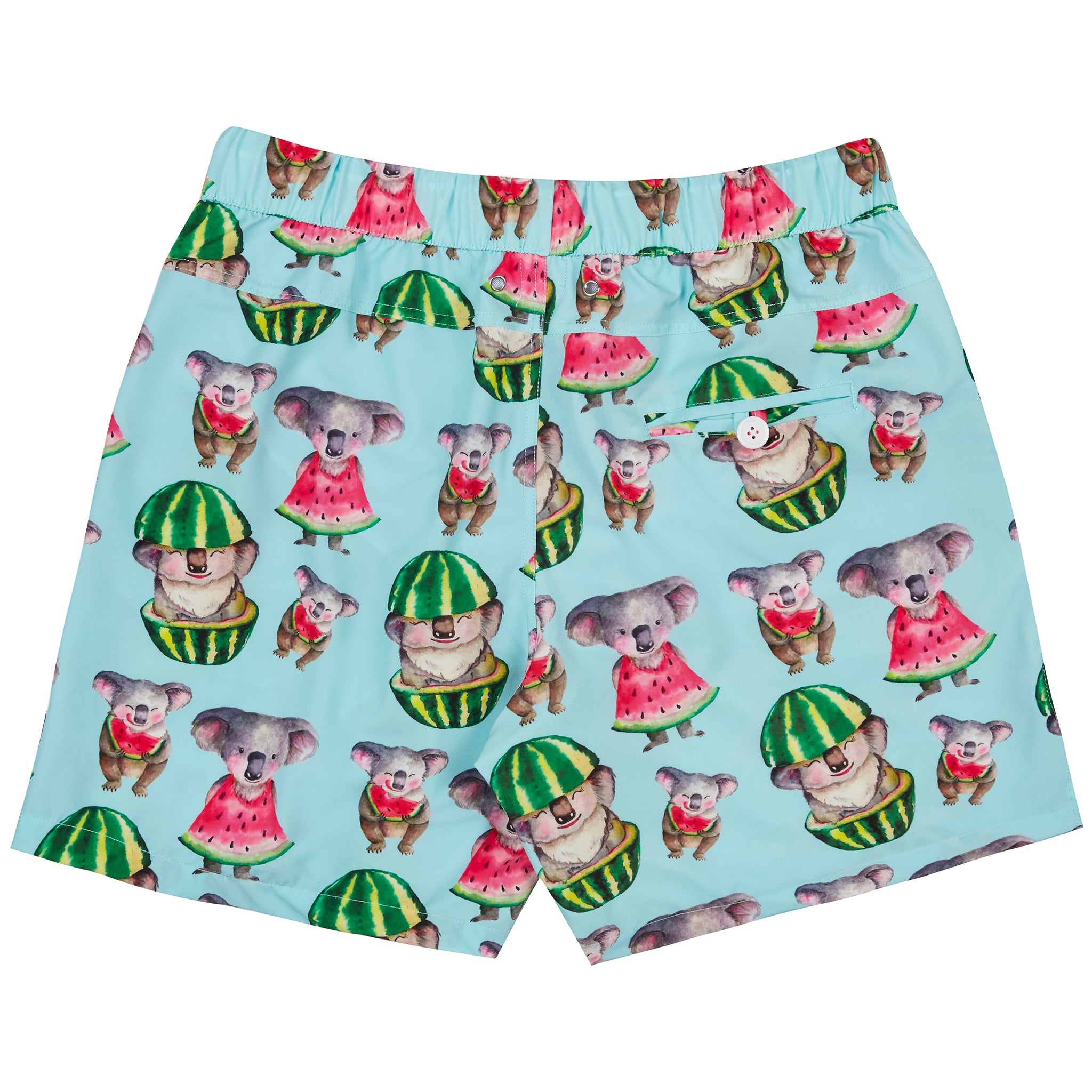 Watermelon Koalas Men's Boardshorts - Cheeky Chickadee Store