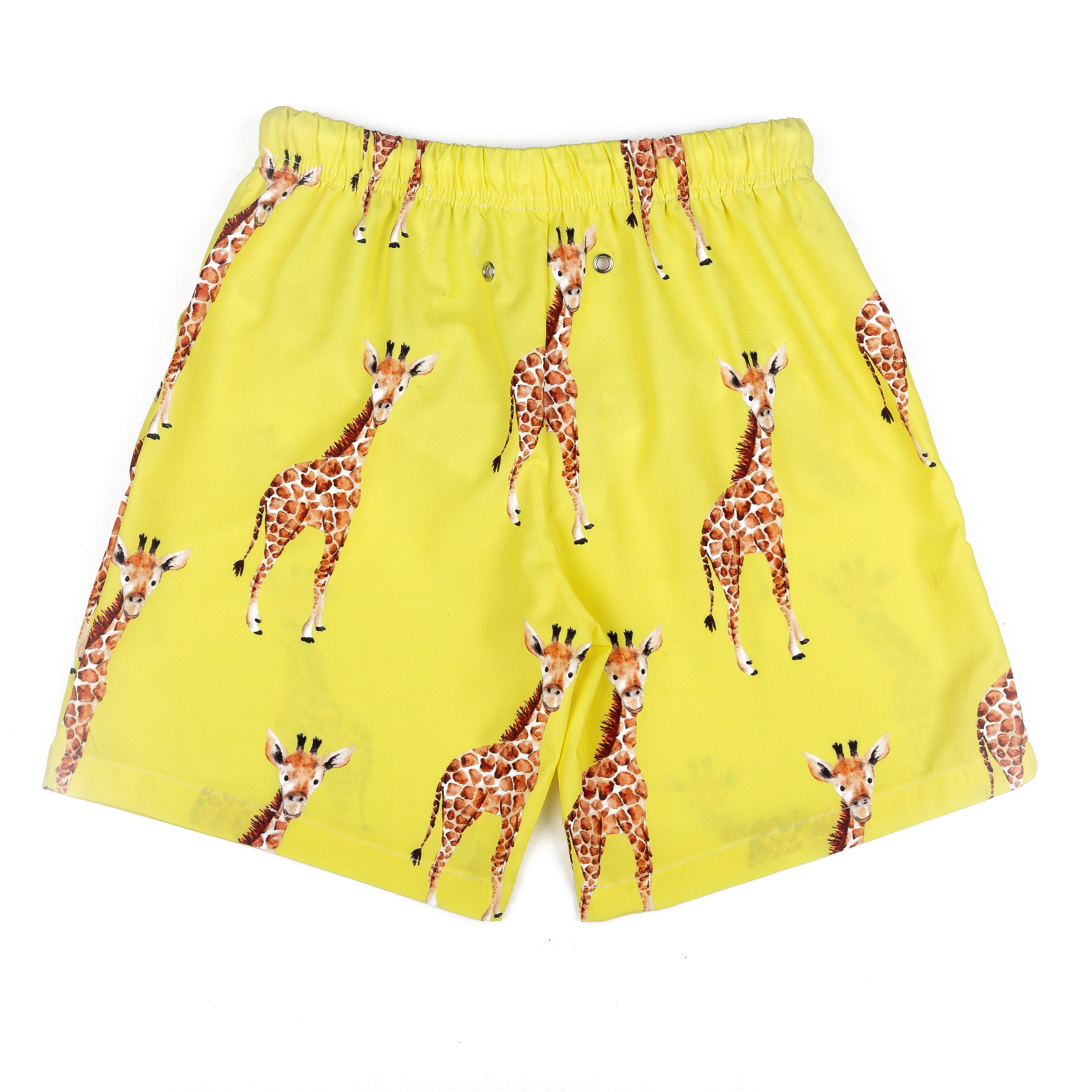 Yellow Giraffe Kids' Boardshorts - Cheeky Chickadee Store