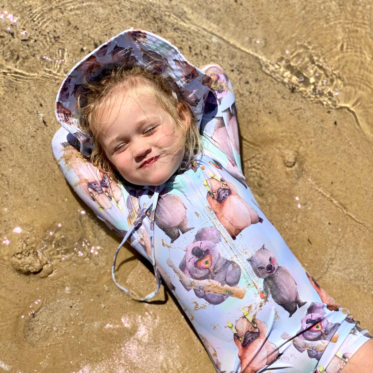 Ice Cream Animals Beach Hat - Cheeky Chickadee Store