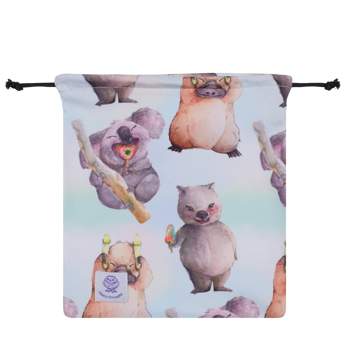 Ice Cream Animals Long Sleeve Unisex Zip Swimmers - Cheeky Chickadee Store