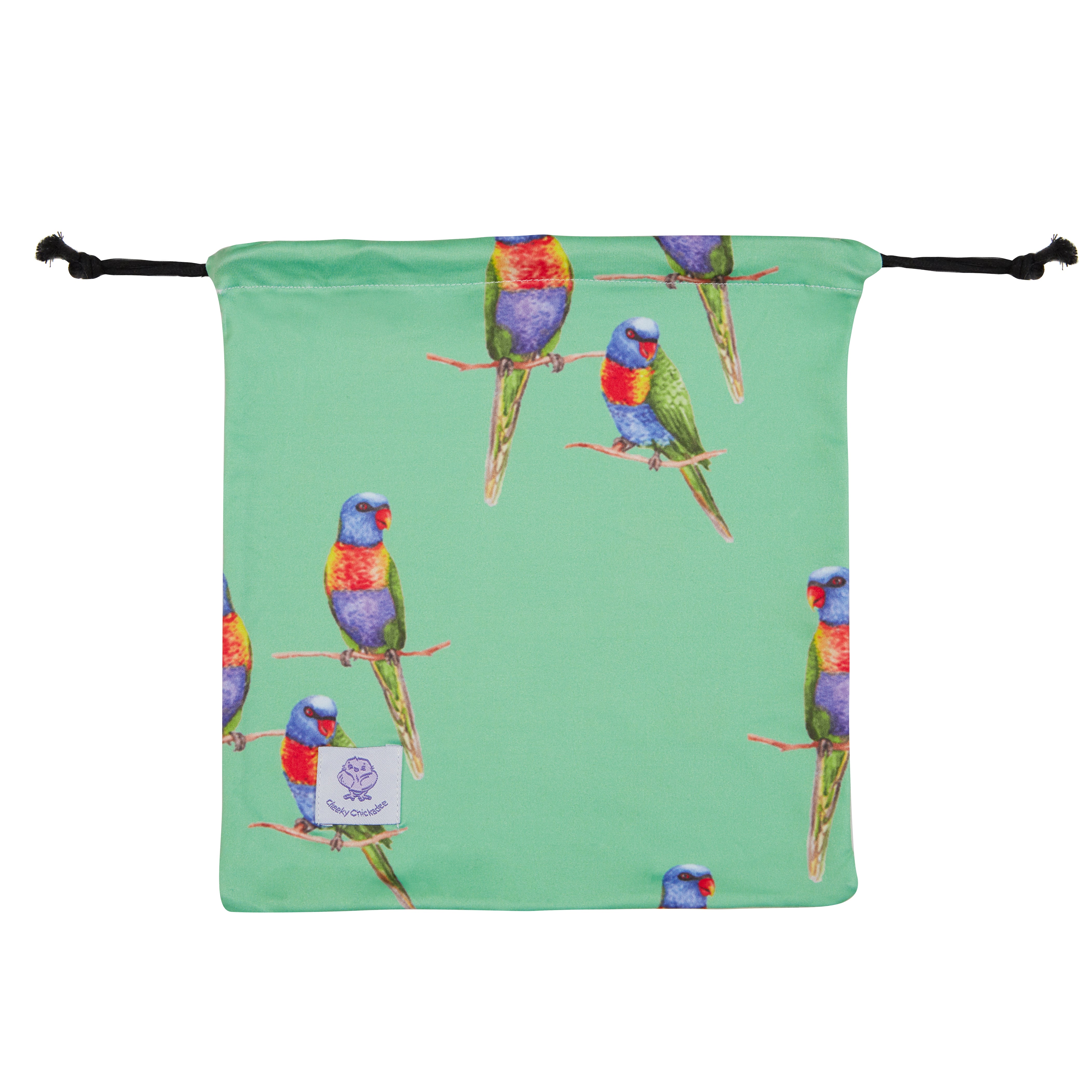 Green Rainbow Lorikeet Women's Shift Dress - Cheeky Chickadee Store
